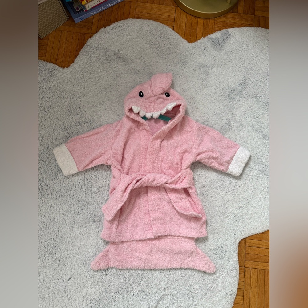 Baby Aspen Pink Hooded Bathrobe